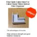 Fiber Optic Cable Hider For Cable Chanel 10mm Optical Fiber Organizer