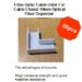 Fiber Optic Cable Hider For Cable Chanel 10mm Optical Fiber Organizer