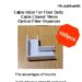 Fiber Optic Cable Hider For Cable Chanel 16mm Optical Fiber Organizer