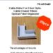Fiber Optic Cable Hider For Cable Chanel 16mm Optical Fiber Organizer