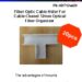 Fiber Optic Cable Hider For Cable Chanel 12mm Optical Fiber Organizer
