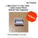 Fiber Optic Cable Hider For Cable Chanel 10mm Optical Fiber Organizer