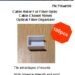 Fiber Optic Cable Hider For Cable Chanel 16mm Optical Fiber Organizer